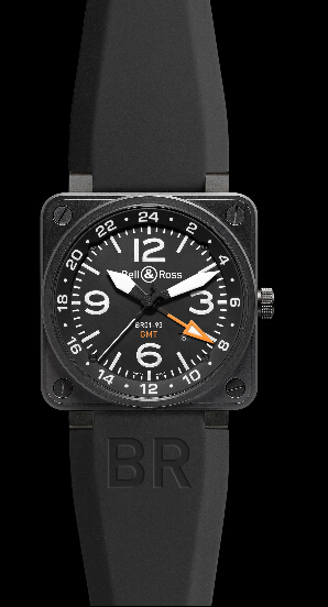 Bell & Ross BR 01-93 GMT Black PVD Steel BR0193-GMT replica watch